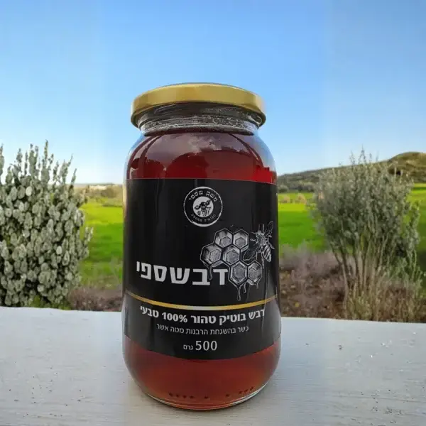 דבש אקליפטוס פרחי בר 500 גרם משק שספי